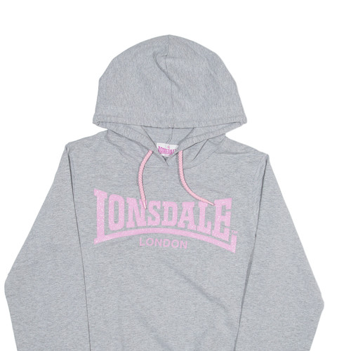LONSDALE Hoodie Grey Pullover Girls XL - Picture 2 of 6