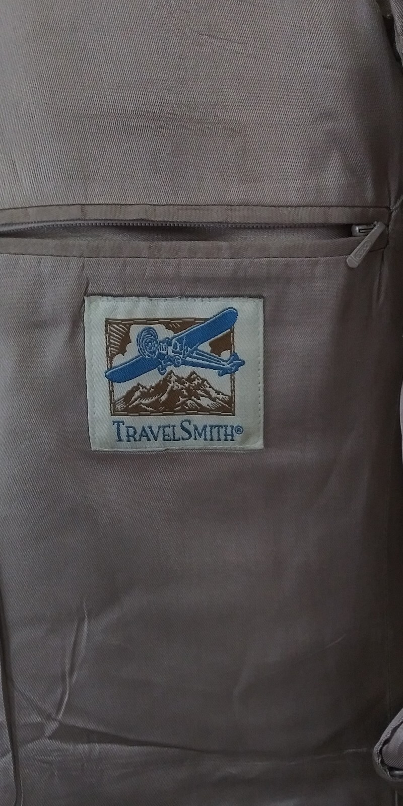 TravelSmith Two Button Brown Multicolor Houndstoo… - image 8