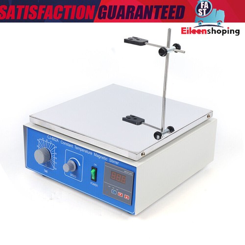 Agitador magnético termostático de laboratorio digital con placa caliente calefacción mezclador de laboratorio 10L - Imagen 9 de 13