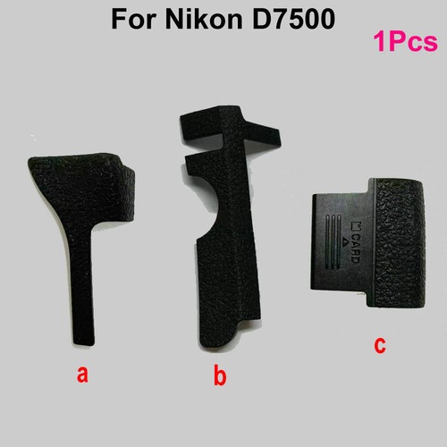 Cubierta de tarjeta de memoria de goma para pulgar lateral para cámara Nikon D7500 piezas originales - Imagen 1 de 4