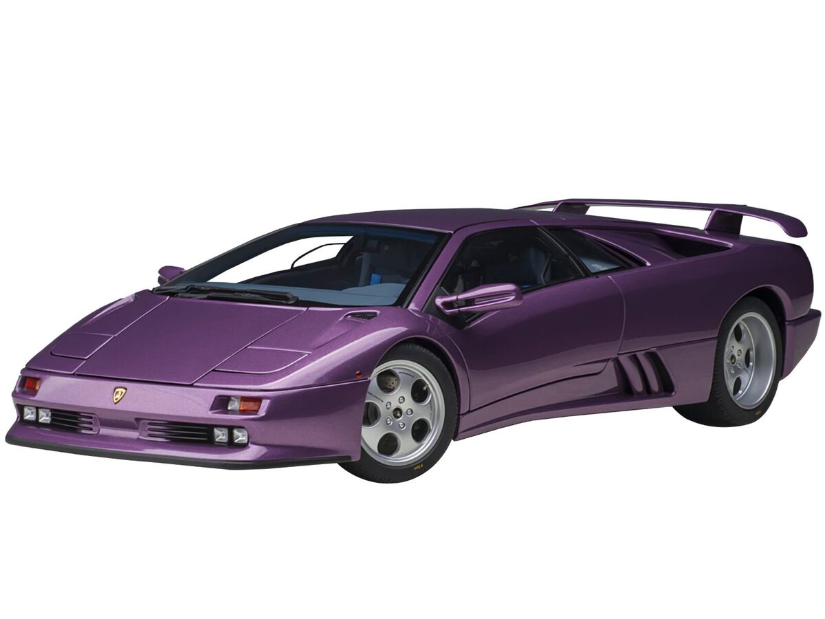 LAMBORGHINI DIABLO SE30 VIOLA PURPLE METALLIC 1/18 MODEL CAR LAMBORGHINI DIABLO SE30 VIOLA PURPLE METALLIC 1/18 MODEL CAR