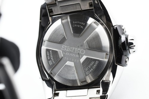 【MINT】 SEIKO 5D44-0AH0 Velatura Kinetic Direct Dive Black Men's Watch From Japan - Picture 12 of 14