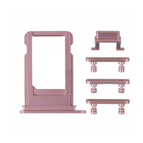 Full Set Sim Card Tray Holder & Side Volume Key Power Button For iPhone 7 7 Plus - Picture 3 of 12