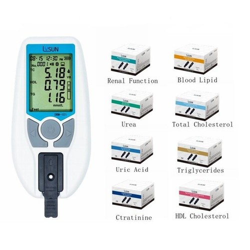 LYSUN Portable 7 in 1 Dry Biochemical Analysis Meter DBM-101 With 25pcs Strips - Picture 2 of 8