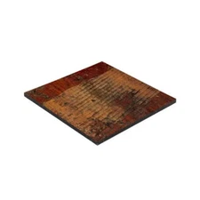 Cocobolo Guitar Rosette Square Blank 6x 6x 3mm Inlay Musical Tonewood 