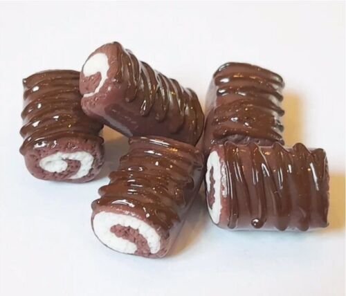 Barbi Dollhouse Miniature Food Mini Chocolate Cheesecake Cherry Pie Slices 👻🧲4 - Picture 16 of 24