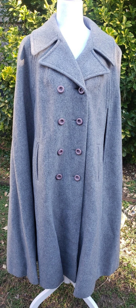 Pea coat deals cape