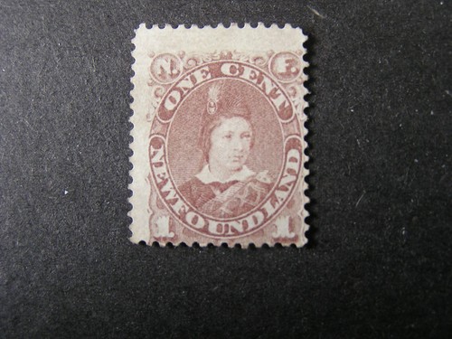 NEWFOUNDLAND, SCOTT # 41, 1c. VALUE PRINCE OF WALES 1880-96 ISSUE USED