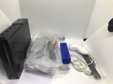 Nintendo Wii Console BLACK With controller and accessories Tested and Working