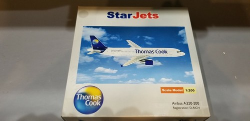 STARJETS 200 THOMAS COOK AIRLINES A320-200 1:200 SCALE MODEL - Picture 6 of 6