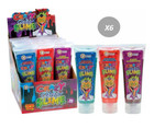 902099 6 x 113g TUBE CRAZY CANDY SLIME SOUR GRAPE BLUEBERRY STRAWBERRY FLAVOUR  