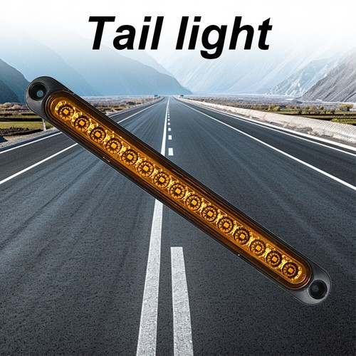 2X Sequential Indicator 30 LED Tail Lights Slim Strip Trailer Truck Stop 12-24V - Picture 4 of 13