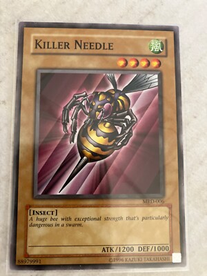 Killer needle unlimited edition old non foil yu-gi-oh card see scan | eBay