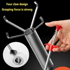 60cm Spring Pipe Dredging Tools, Drain Snake, Drain Cleaner Sticks Clog Remover