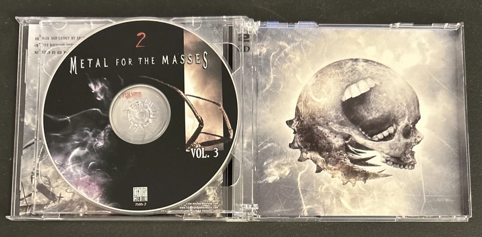 Metal For The Masses Vol 3 75052 2-Disc CD Arch Enemy Lacuna Coil Agnostic Front Foto 4 de 4