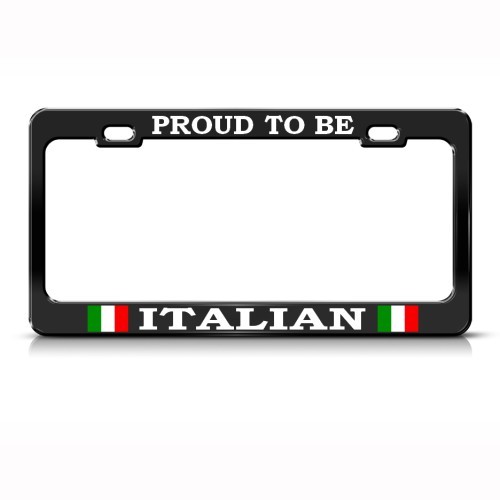 taly Flag Lcense Plate Collecton - Decoratve Metal Tn Sgns