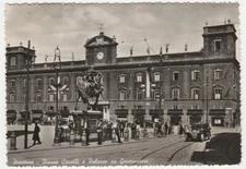 PIACENZA - PIAZZA CAVALLI E PALAZZO EX GOVERNATORE - VIAGG. 1952 -23036-