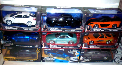 JADA TOYS FAST&FURIOUS 1/24Scale 5台 JADA TOYS FAST & FURIOUS BRIAN'S TOYOTA SUPRA 1:24 SCALE DIE