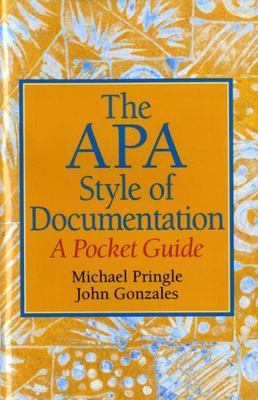 APA Style of Documentation : A Pocket Guide, Paperback by Pringle, Michael; G...