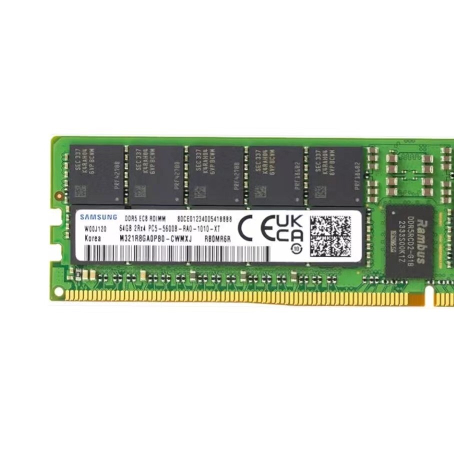 Samsung 128GB 2X64GB DDR5 5600MHz PC5-44800 RDIMM Memory RAM