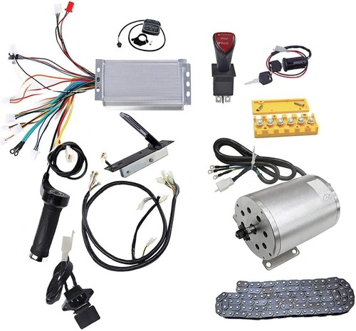 Electric Brushless DC Motor Kit, 48V 1800W High Speed Motor Controller Go Kart - 第 1/12 張圖片