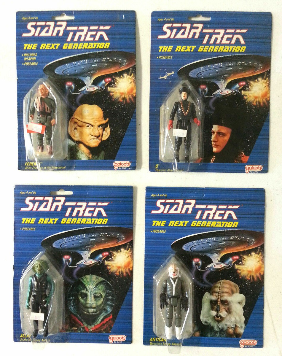 『スタートレックV 新たなる未知へ』galoob社製フィギュア４体 1989 Aliens Star Trek GALOOB Action Figure Collection- Your Choice