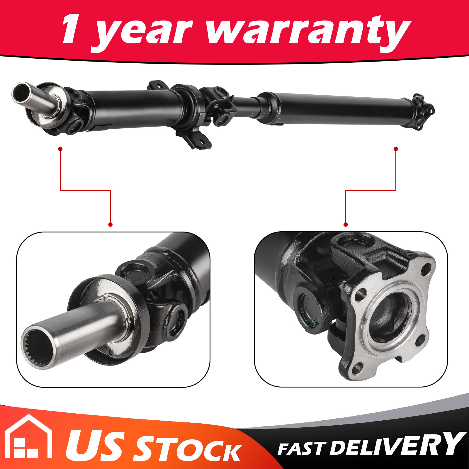 For Kia Sorento 2007-2008 Base EX LX RWD 491003E951 Rear Driveshaft Prop Shaft