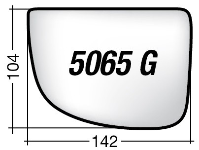 Piastra Specchio Destro DX Fiat Daily 2014- | Vetro Termico Nuova