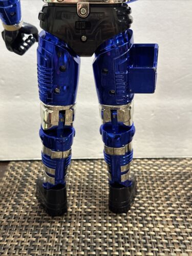 Vintage Bandai 1996 Big Bad Beetleborgs Shadow and Blue Stinger Borgs 12" RARE - Photo 12/15