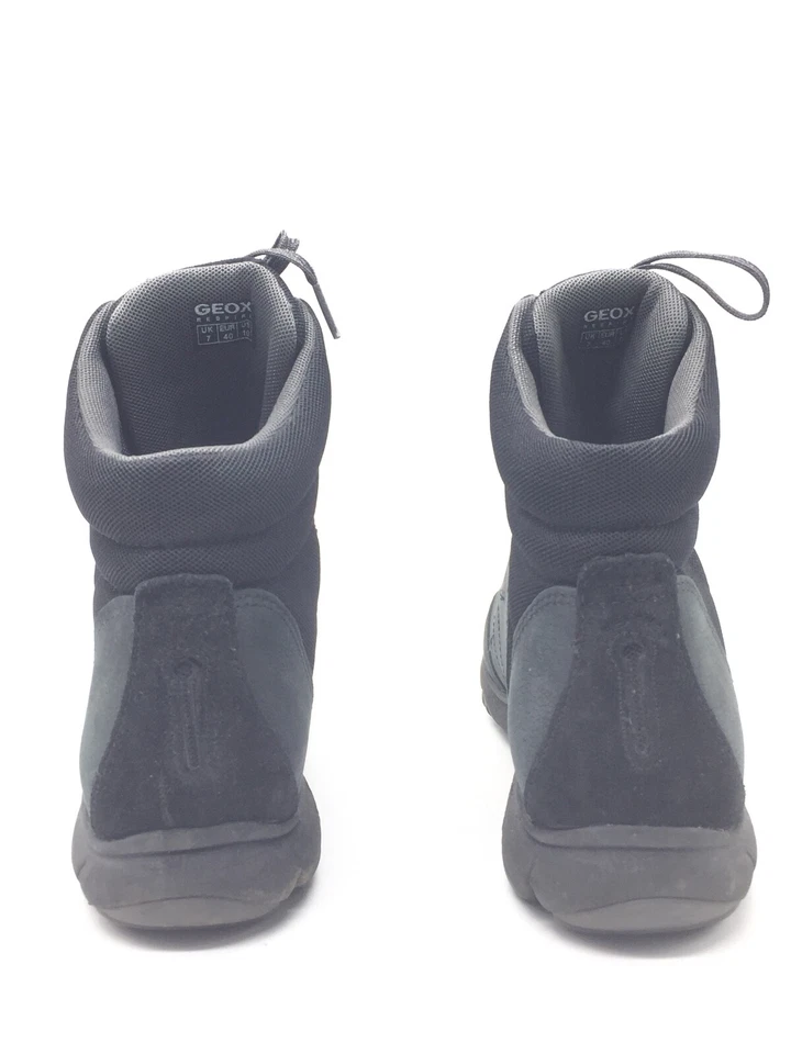 Geox Nebula 4x4 Botas De Cuero Negro Para Mujeres T.40 US.10 UK.7 - Imagen 4 de 4