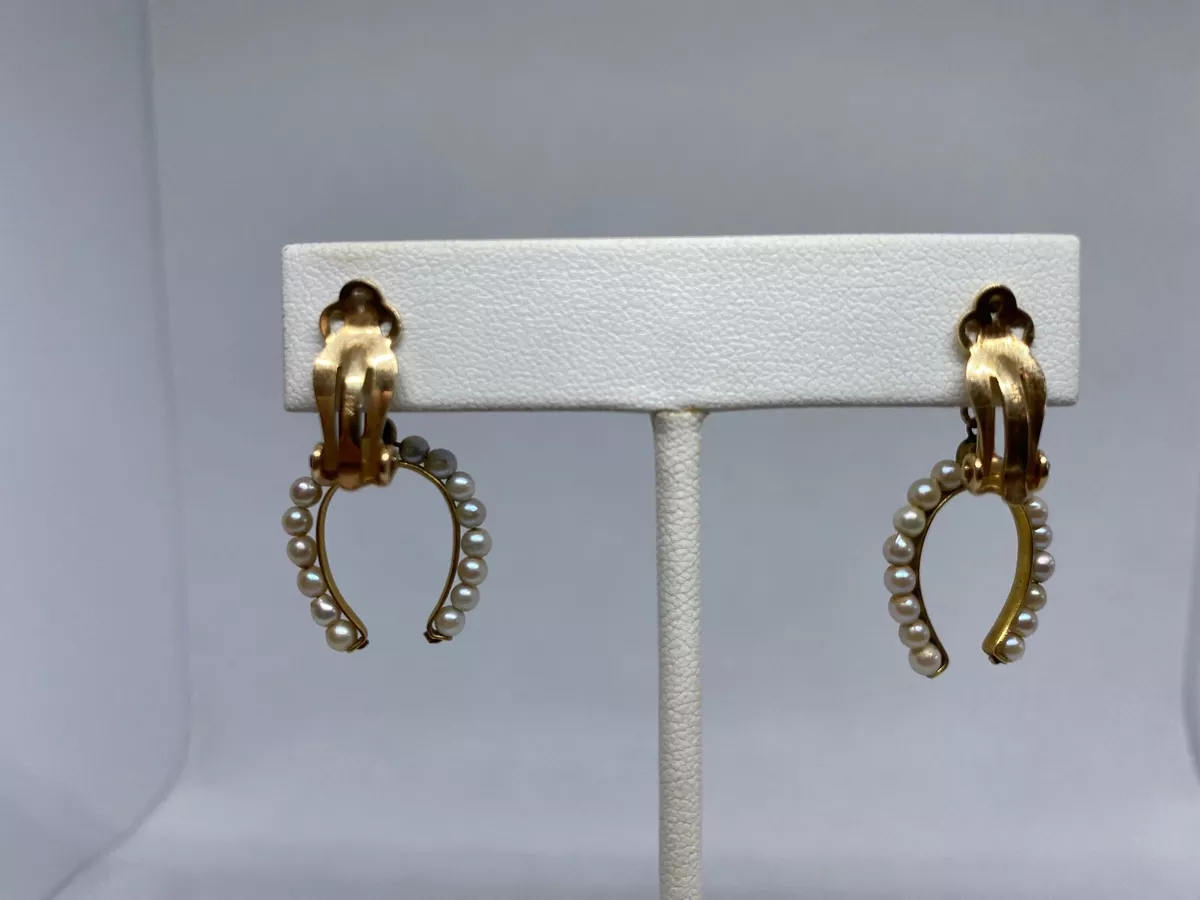 Horseshoe 2024 dangle earrings