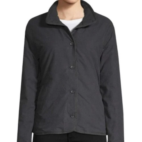 James Perse Funnel Neck Jacket, Spread collar, Front button Size 1/Sml, $395 NWT - Image 3 of 4