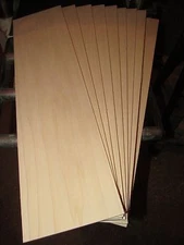1/8", 1/4", 3/8", 1/2" PREMIUM POPLAR THIN DIMENSIONAL LUMBER WOOD PACKAGES