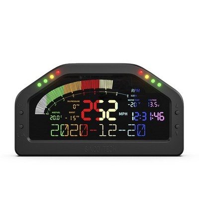 DO922 Sinco Tech Dashboard Sensor KIT Race Display Bluetooth LCD Gauge