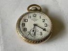 All original 1952 BW Raymond 21J adj 8 pos Elgin 16s pocket watch Elgin case