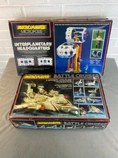 Micronauts Interplanetary Headquarters Battle Cruiser Biotron FOR PARTS/BOXES