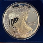 1988 1 Troy Pound 12 OZT .999 Fine Silver Walking Liberty American Eagle Round