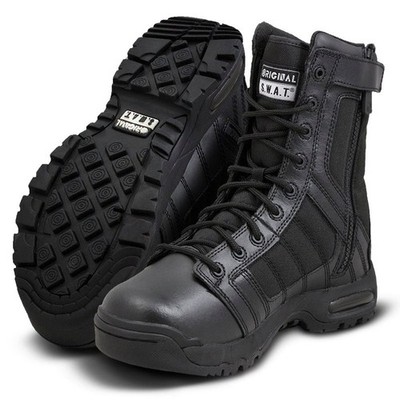 Original S.W.A.T. 123201 Metro Air 9'' Side-Zip Tactical Duty Boots, Black