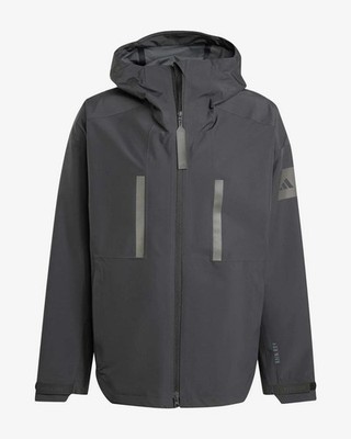 Adidas Myshelter RAIN.RDY Waterproof Hooded Jacket  Black  - Size Medium (M)