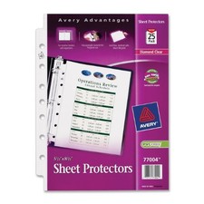 Avery Sheet Protector - 1 Sheet Capacity - 5.50" X 8.50" - Rectangular -