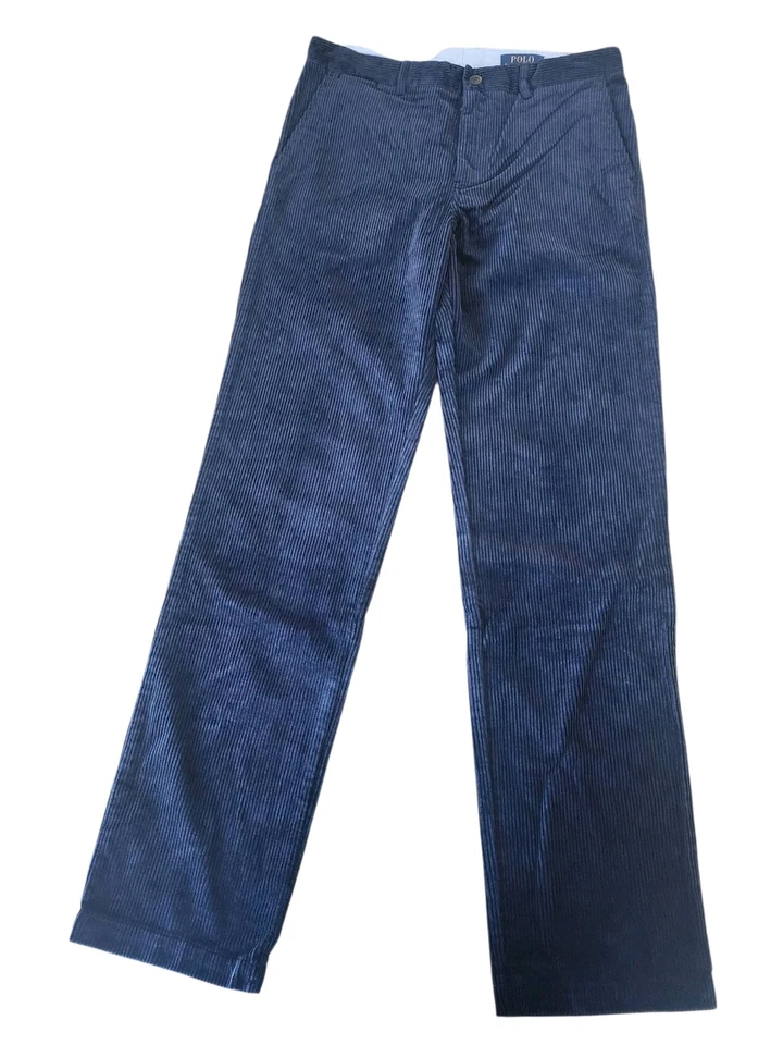 Polo Ralph Lauren Fall Blue Corduroy Chino Womens Size 20 Preppy - Image 4 of 4