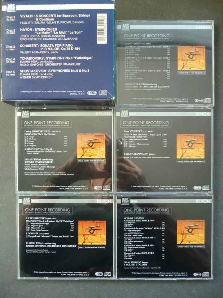 DENON One Point Recordings, Welcome to the Concert, limited Edition 5 CDs - Bild 2 von 3