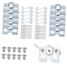 1/4 Turn Quick Release Steel Slot Head Dzus Fastener Button with 10 Pack