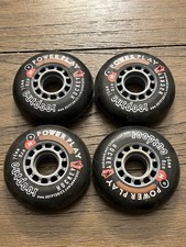 Kryptonics Powerplay Outdoor Hockey Inline Skate Wheels 76mm Set Of 4 Brand New