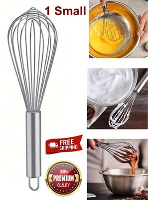 Edelstahl Hand Schneebesen Mixer Ei Milch Schläger Küche Kochen Werkzeug Klein