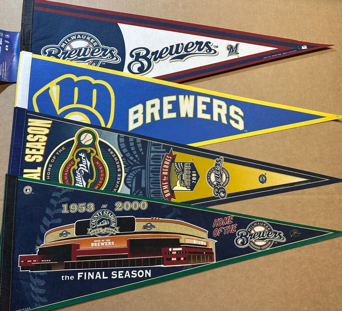 Milwaukee Brewers Baseball Original Vintage Sports Memorabilia for