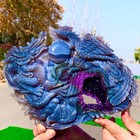 2.62LB Natural Amethyst Dream Amethyst Spirit Carving Dragon — photo 9