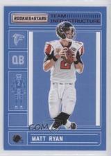 2016 Panini Rookies & Stars Team Infrastructure Matt Ryan #9 2u3