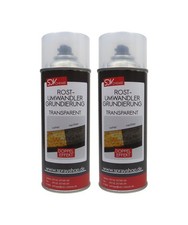 Epoxy ROSTUMWANDLER Spray 2x 400ml Rostsanierer Grundierung + Umwandler in EINEM