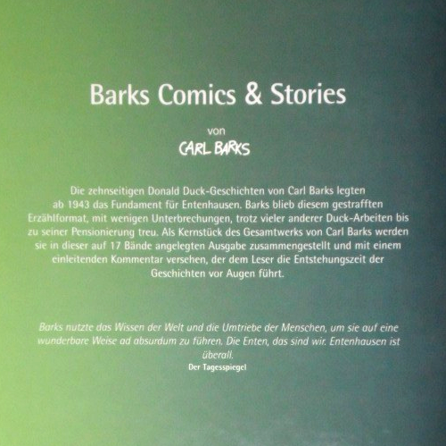 2001 * Barks Comics & Stories 2 * Erstauflage * Disney * Hardcover - Bild 3 von 3